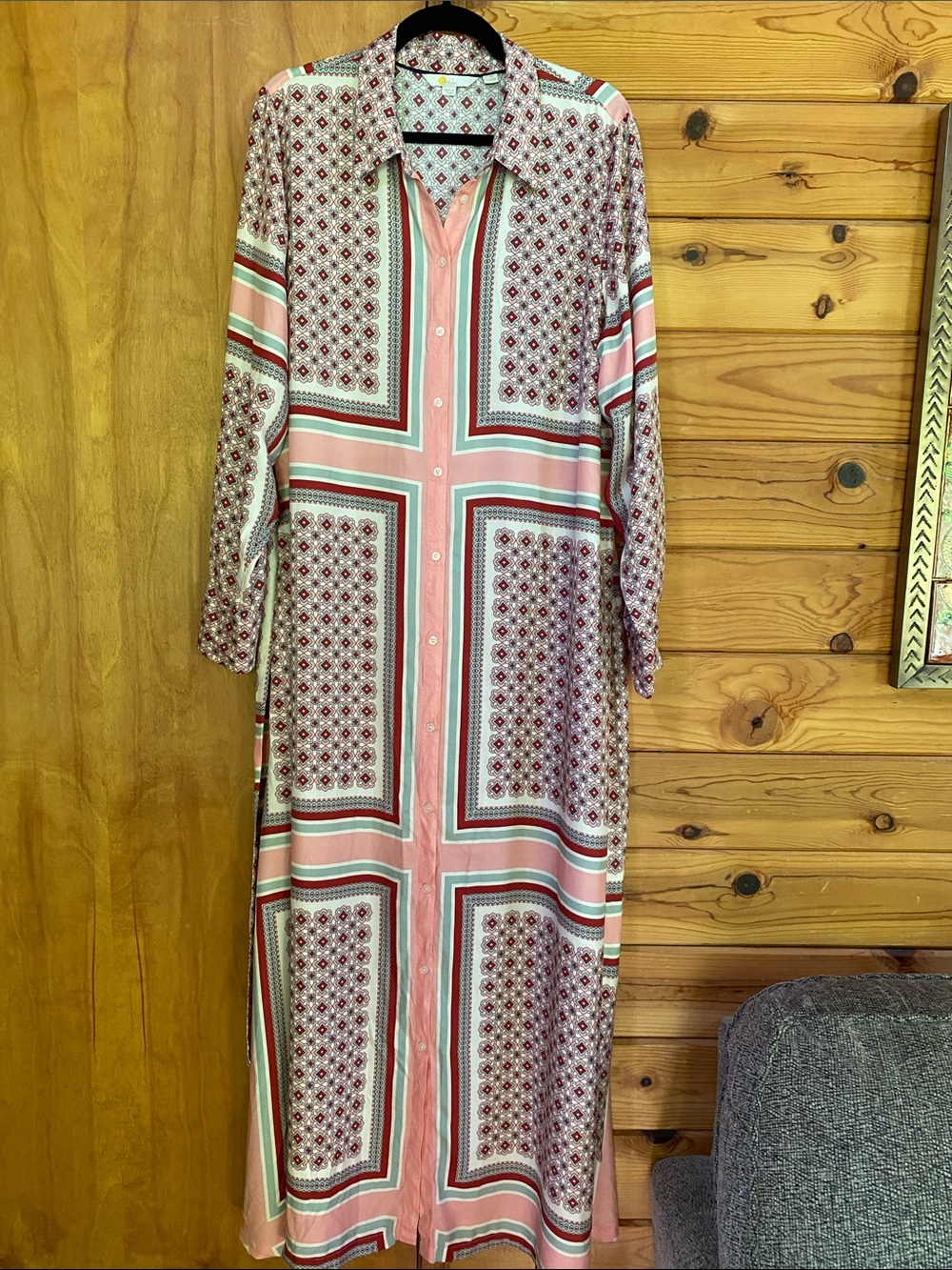 Boden Silk Blend Maxi Dress - Picture 4 of 8